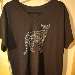 Sseko cheetah tee, never worn!